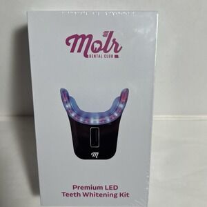Molr Dental Club Premium LED Teeth Whitening Kit, Wireless, New